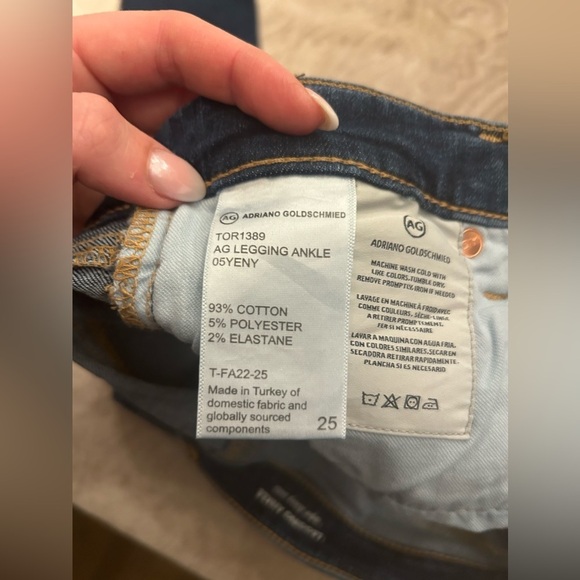 AG Legging Ankle AG-ED™ SUPER SKINNY ANKLE DENIM PANTS IN 10 Years Alliance NEW - Picture 9 of 10